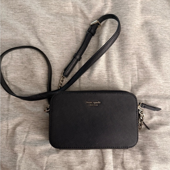 kate spade Handbags - Kate Spade Elegant Black Crossbody Bag